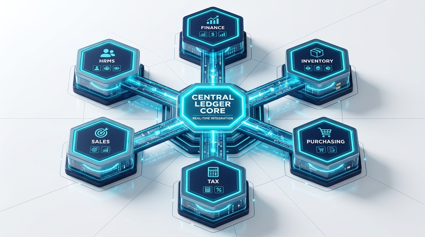 Accurafin 12-module connected architecture overview